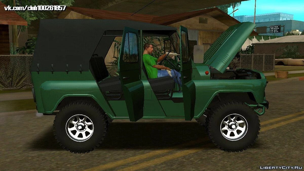 UAZ 469 Camo (DFF only) / GTA San Andreas (iOS, Android)