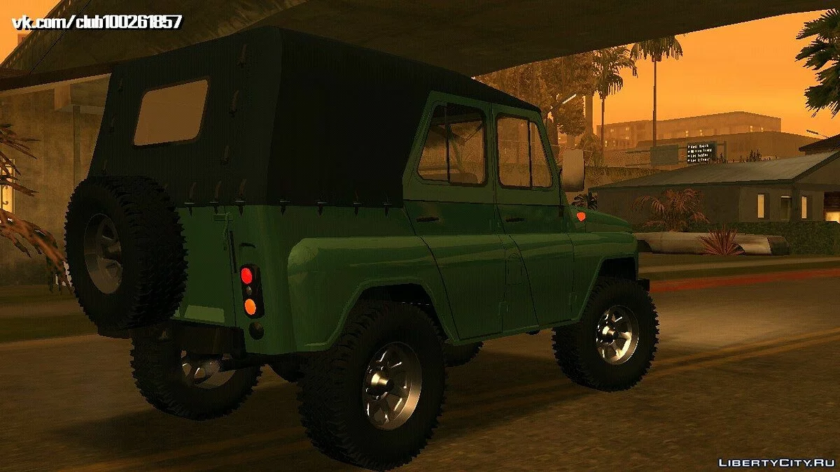 UAZ 469 Camo (DFF only) / GTA San Andreas (iOS, Android)