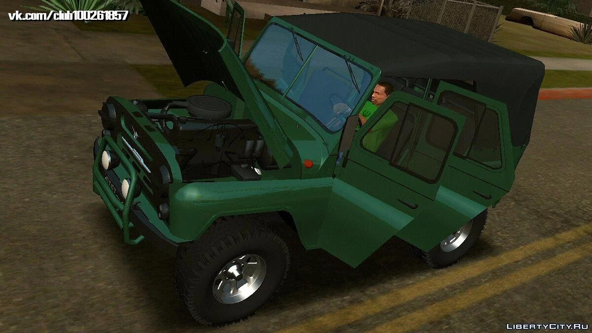 UAZ 469 Camo (DFF only) / GTA San Andreas (iOS, Android)