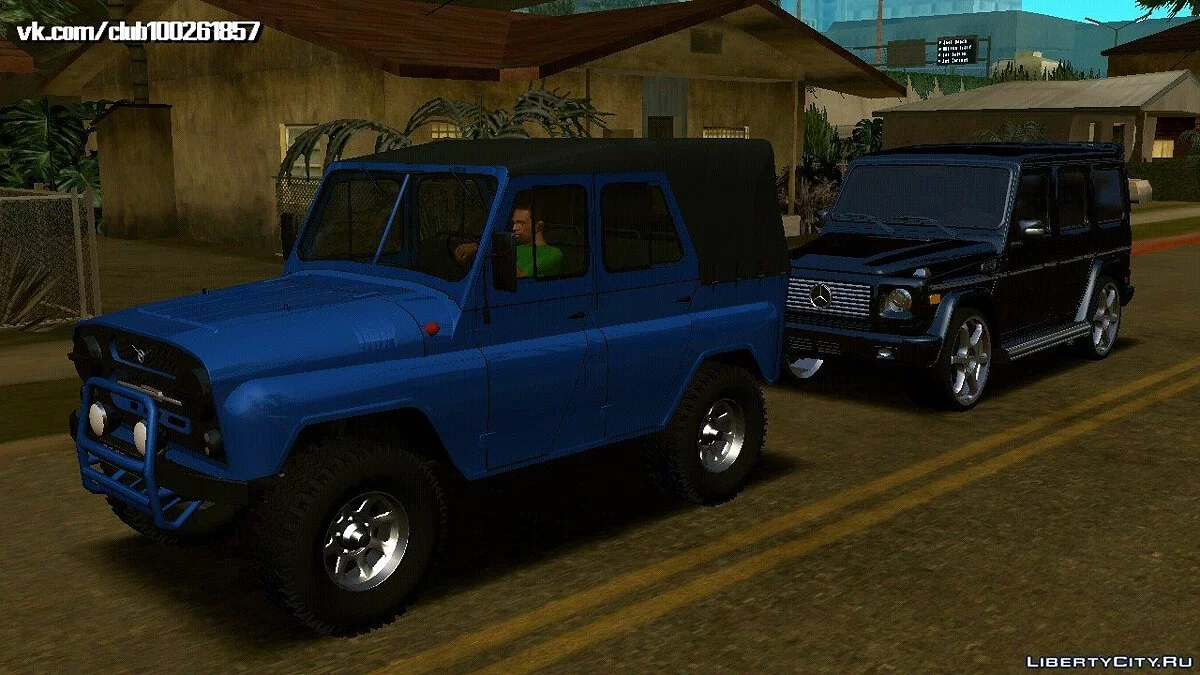 UAZ 469 Camo (DFF only) / GTA San Andreas (iOS, Android)