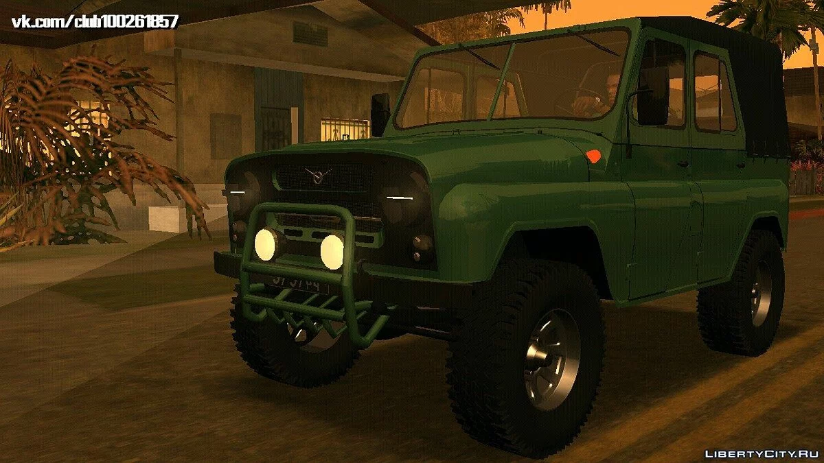 UAZ 469 Camo (DFF only) / GTA San Andreas (iOS, Android)