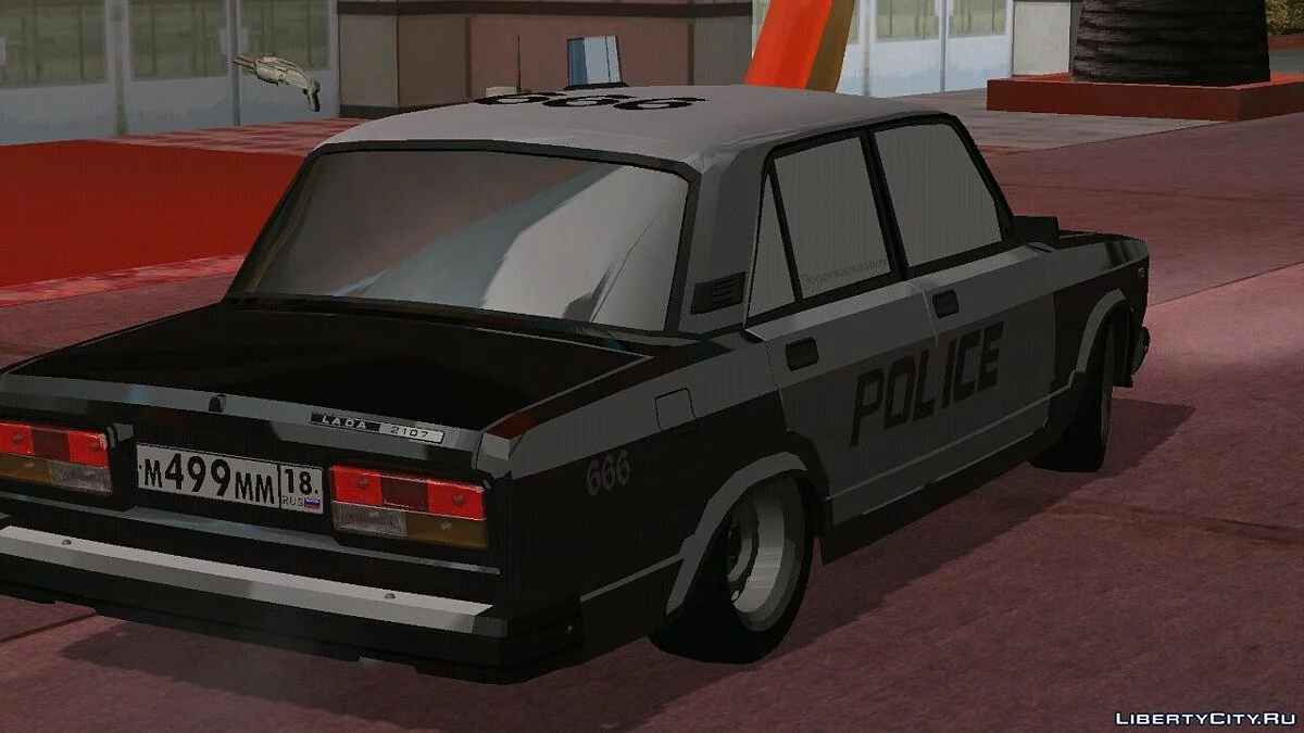VAZ 2107 - Police v2.0 (DFF only) / GTA سان أندرياس (iOS، أندرويد)