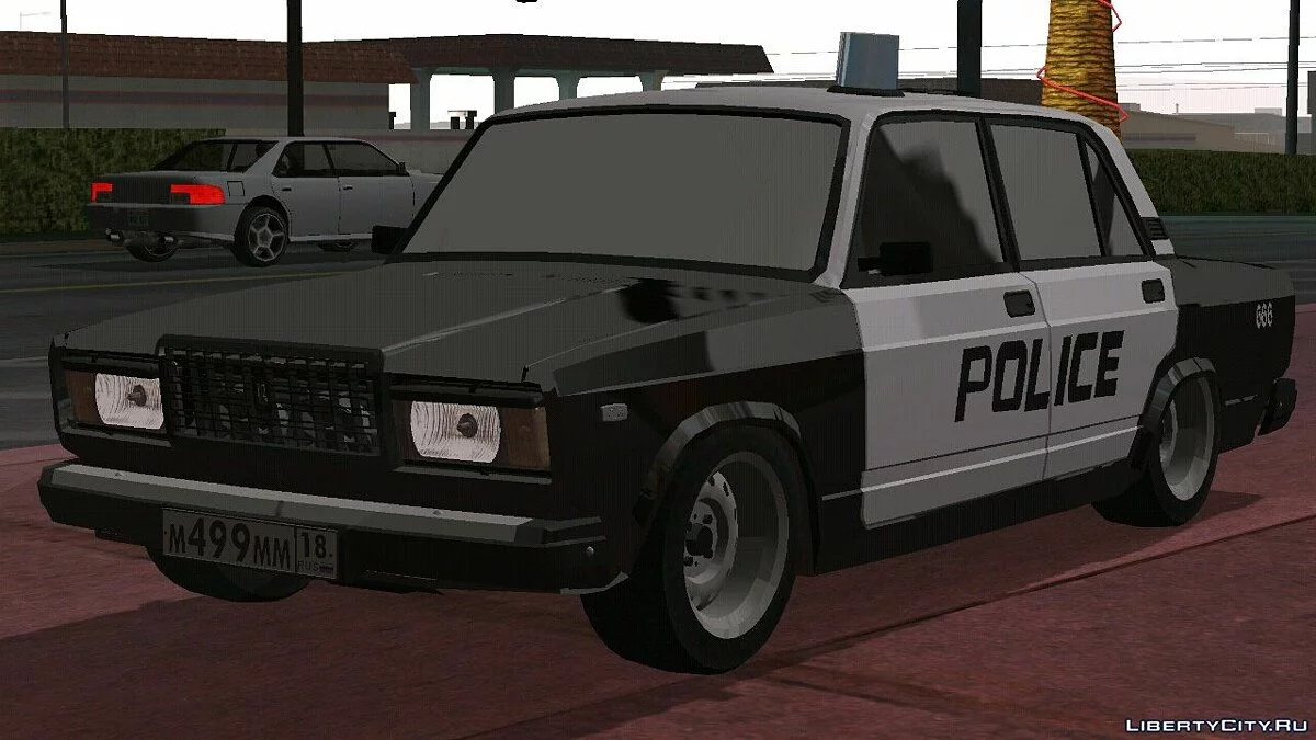 VAZ 2107 - Police v2.0 (DFF only) / GTA سان أندرياس (iOS، أندرويد)