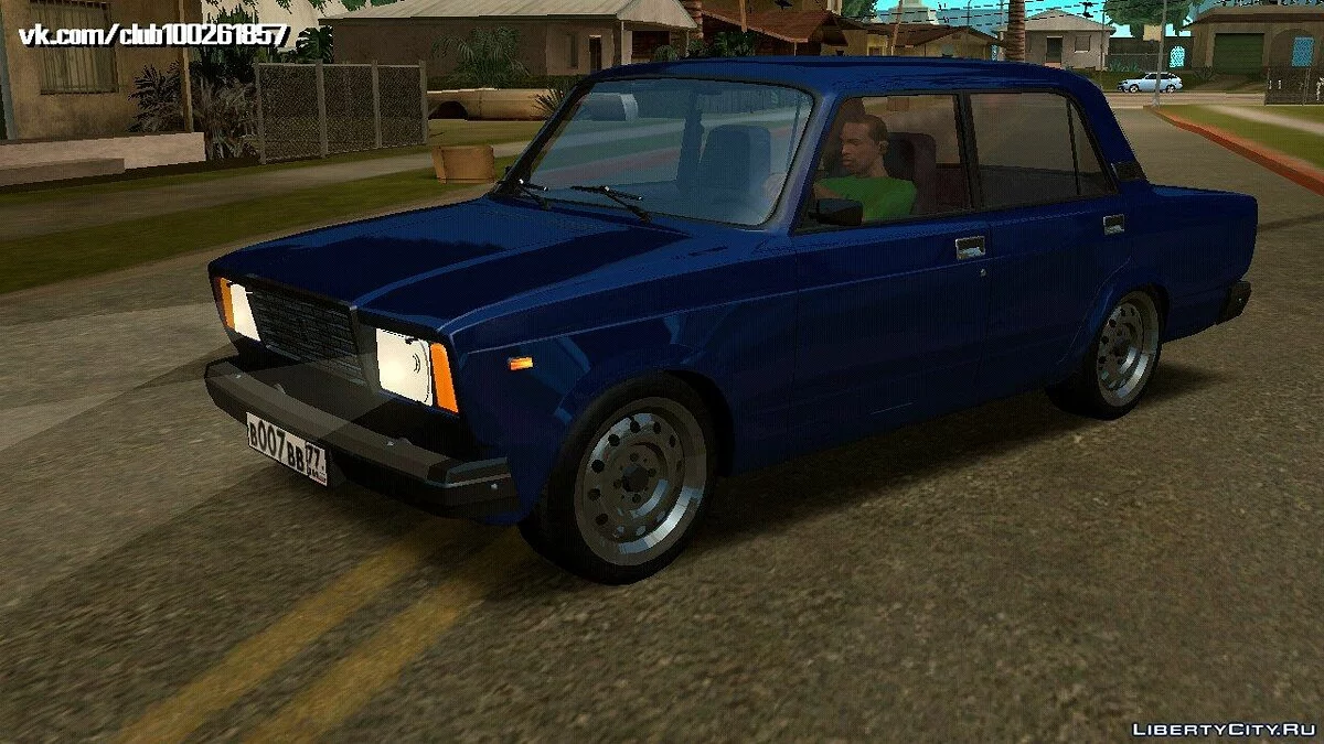 VAZ-2107 v0.2 (apenas DFF) / GTA San Andreas (iOS, Android)