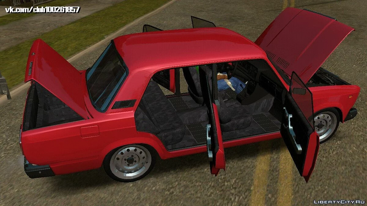 VAZ-2107 v0.2 (apenas DFF) / GTA San Andreas (iOS, Android)