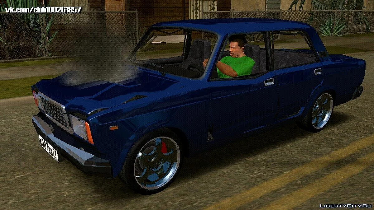 VAZ-2107 v0.3 (solo DFF) / GTA San Andreas (iOS, Android)