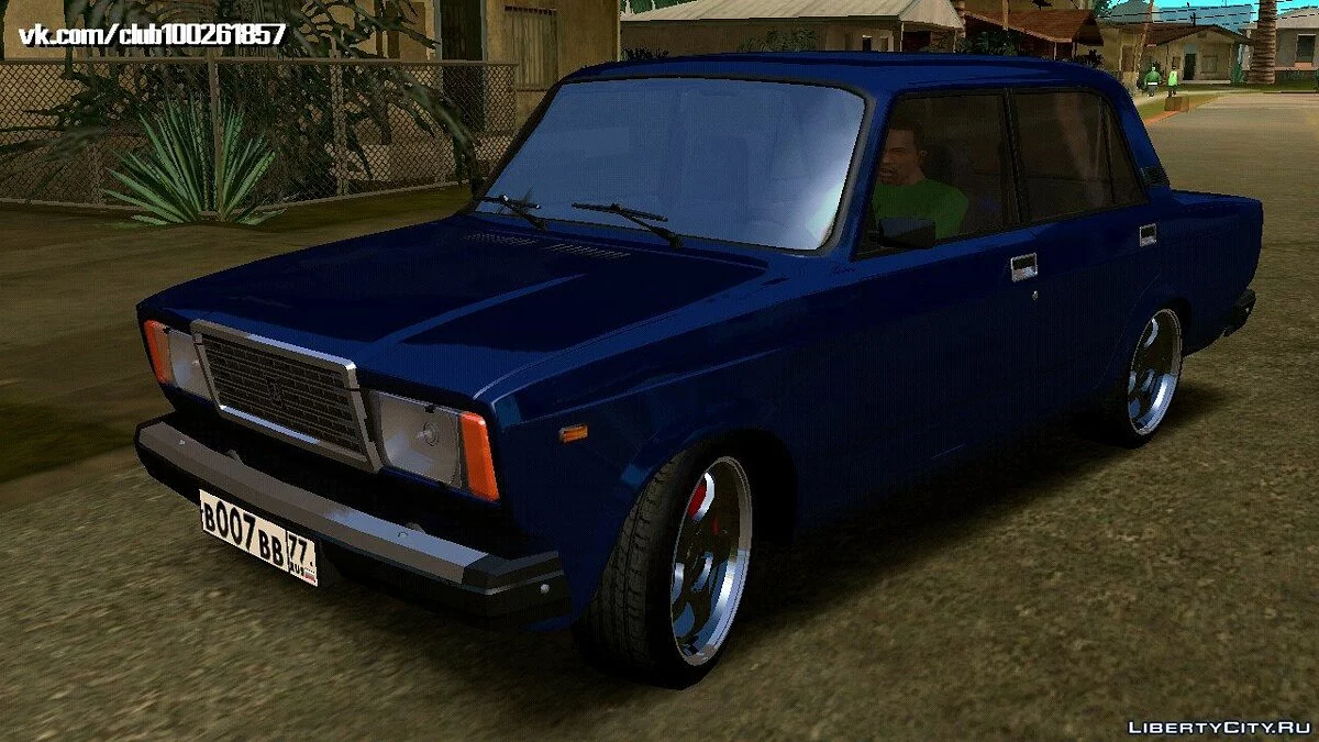 VAZ-2107 v0.3 (solo DFF) / GTA San Andreas (iOS, Android)