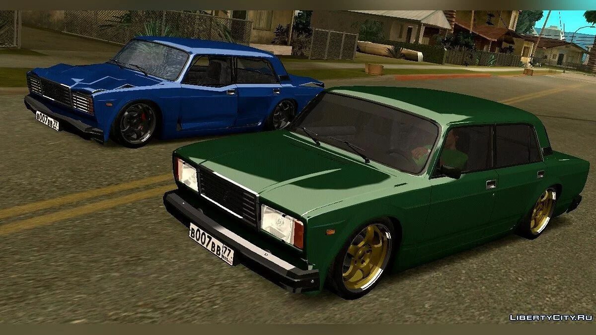 VAZ-2107 v2 (apenas DFF) / GTA San Andreas (iOS, Android)