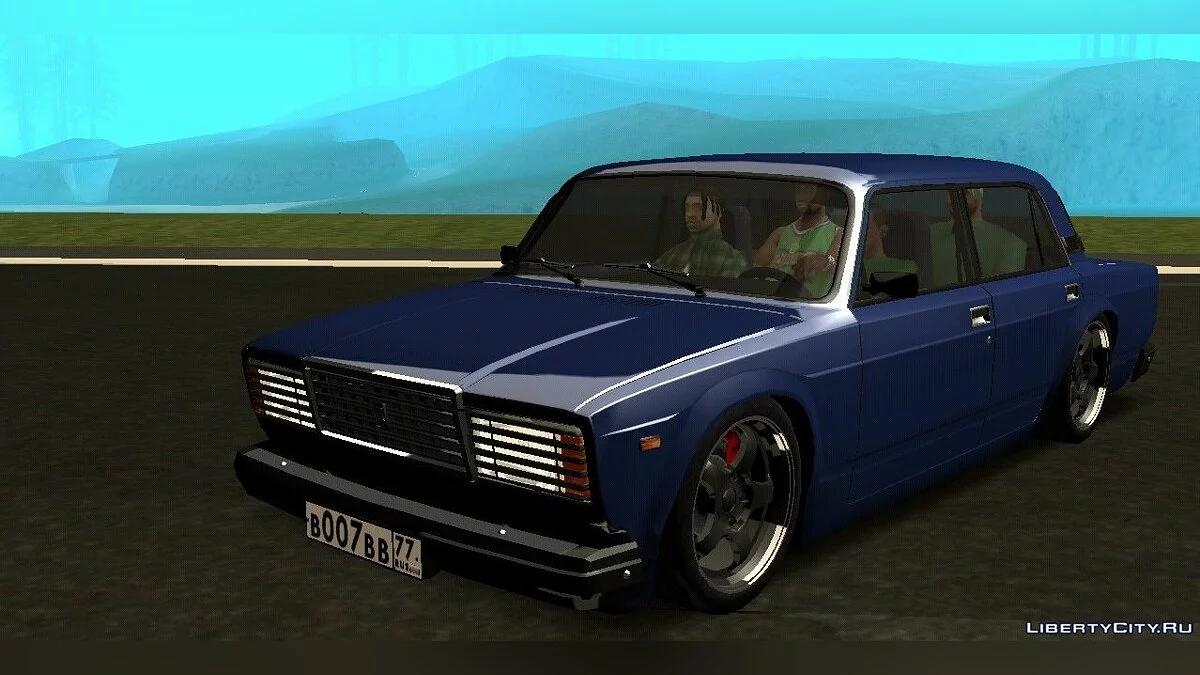 VAZ-2107 v2 (apenas DFF) / GTA San Andreas (iOS, Android)