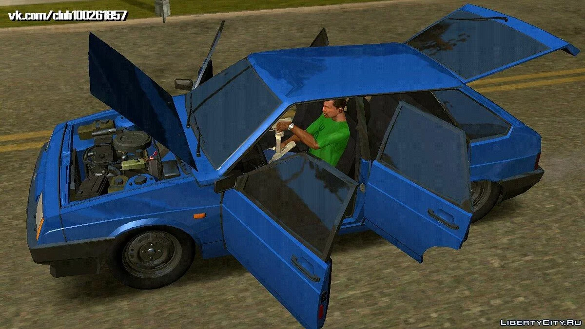 VAZ 2109 Low (DFF only) / GTA San Andreas (iOS, Android)
