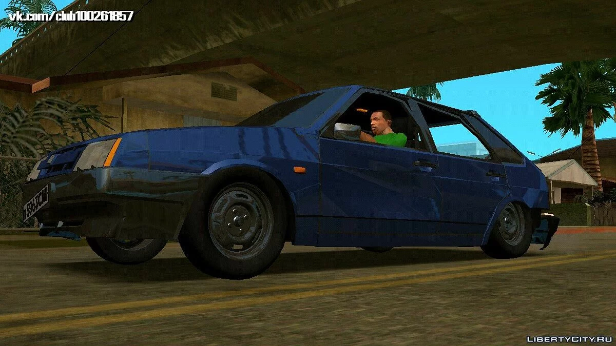 VAZ 2109 Low (DFF only) / GTA San Andreas (iOS, Android)