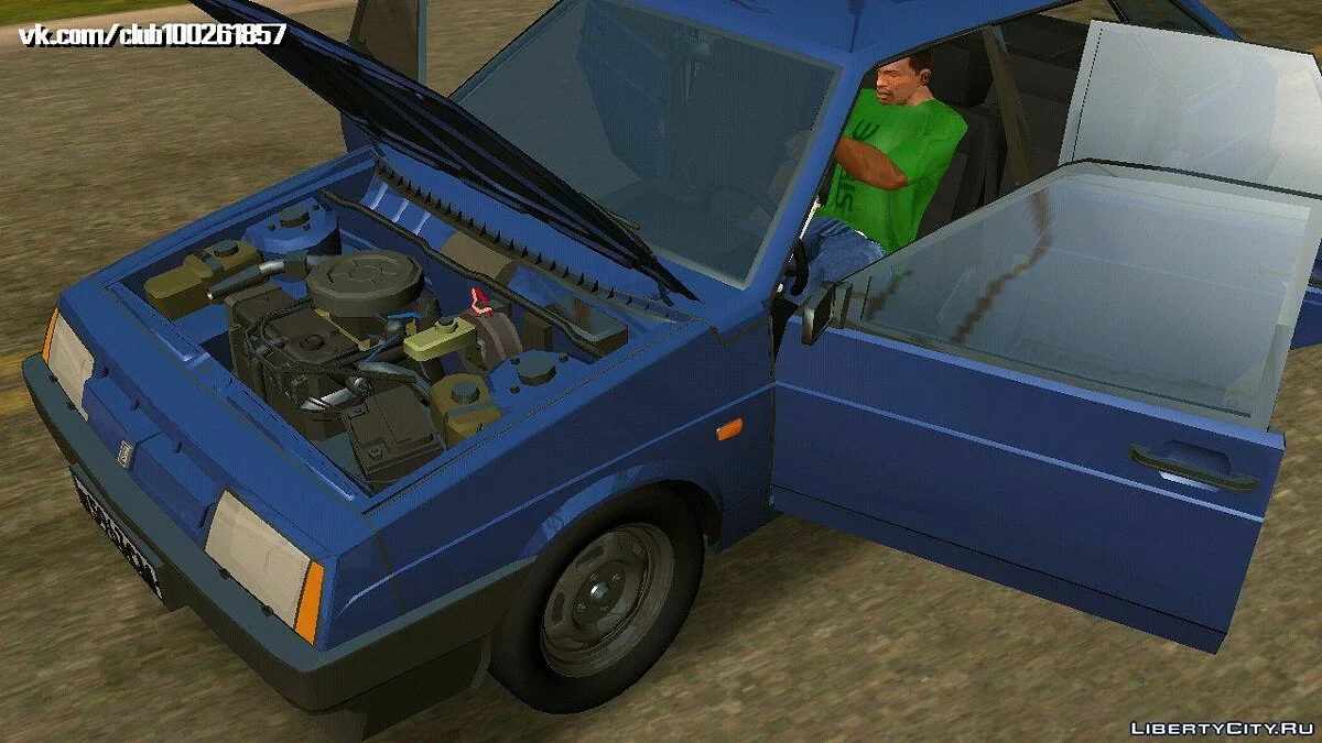 VAZ 2109 Stock (DFF only) / GTA San Andreas (iOS, Android)