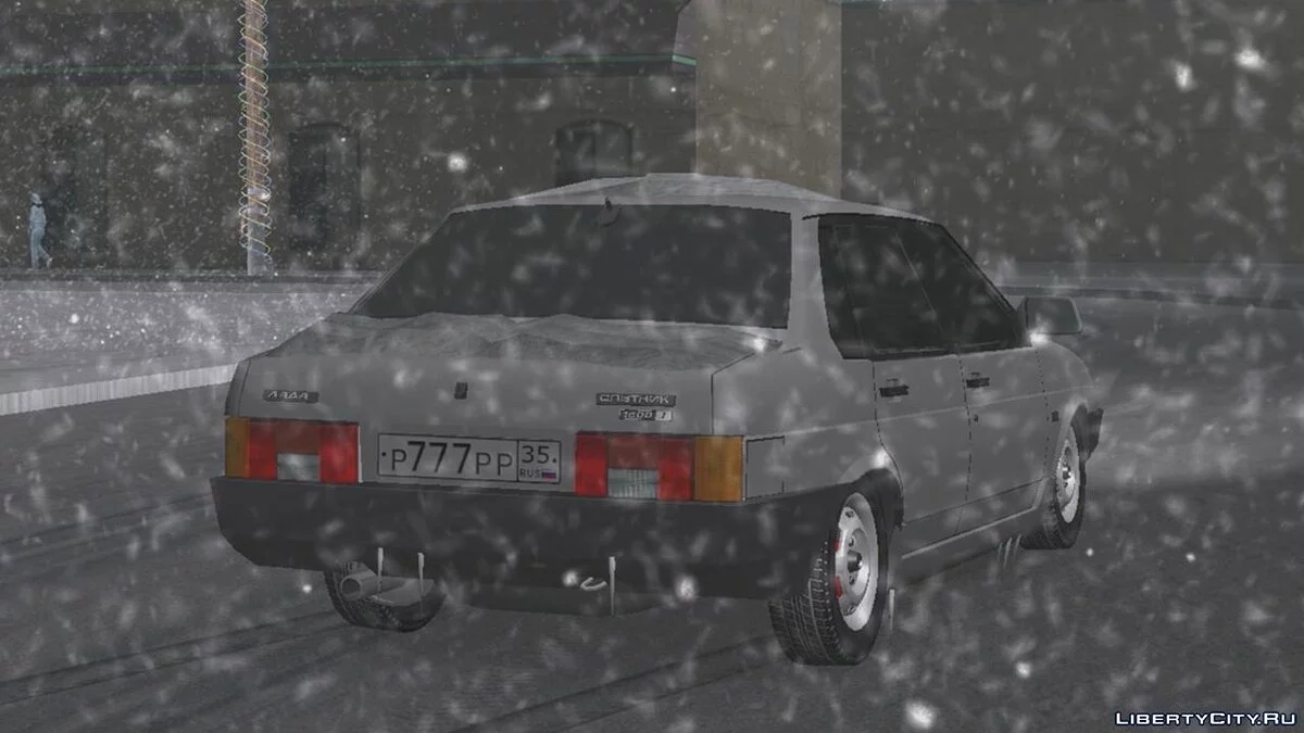 VAZ 21099 (نسخة الشتاء) / GTA سان أندرياس (iOS، أندرويد)