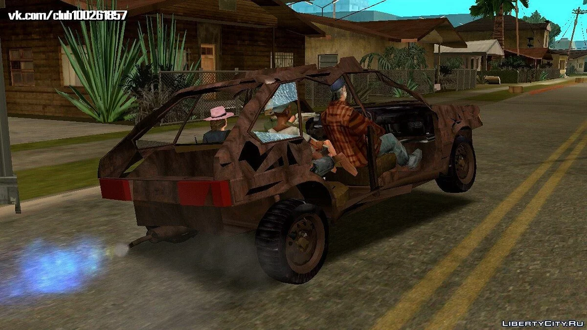 VAZ 2114 Mobil Gelandangan (hanya DFF) / GTA San Andreas (iOS, Android)