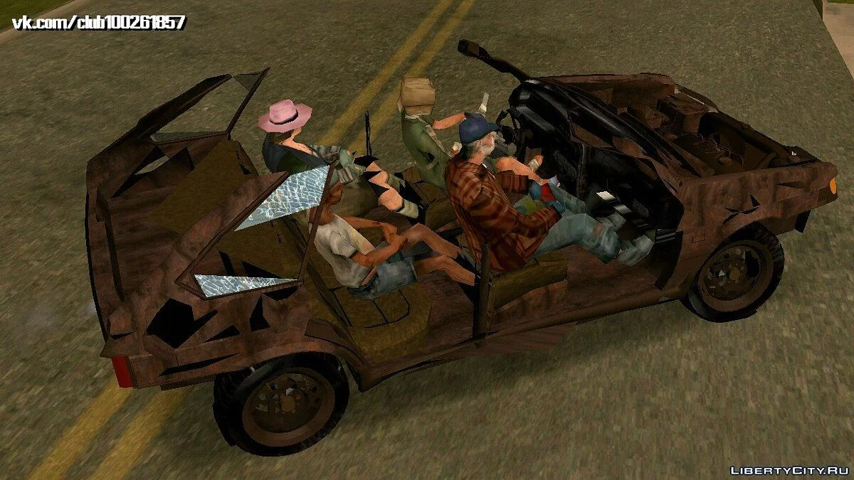 VAZ 2114 Mobil Gelandangan (hanya DFF) / GTA San Andreas (iOS, Android)