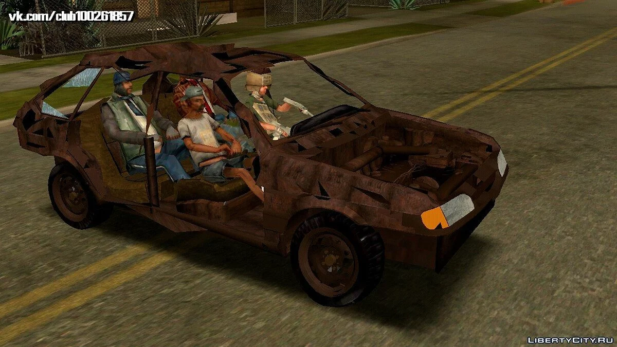 VAZ 2114 Mobil Gelandangan (hanya DFF) / GTA San Andreas (iOS, Android)