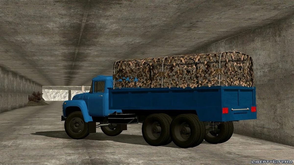 ZIL 130 en la base del 133 (solo DFF) / GTA San Andreas (iOS, Android)