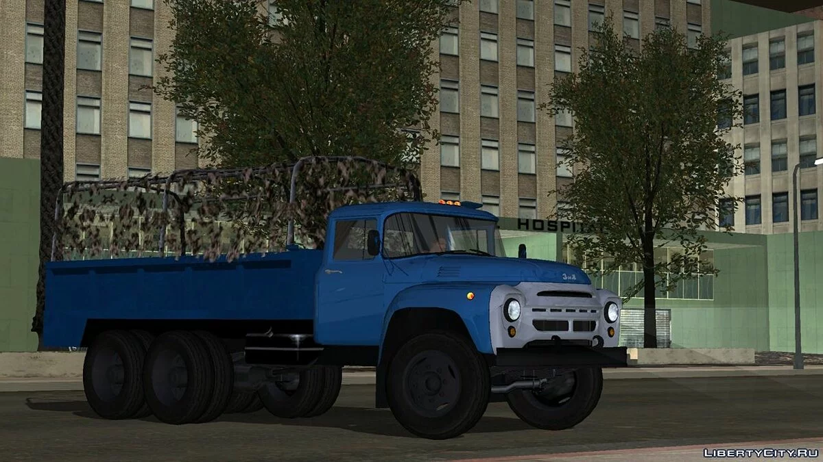 ZIL 130 en la base del 133 (solo DFF) / GTA San Andreas (iOS, Android)