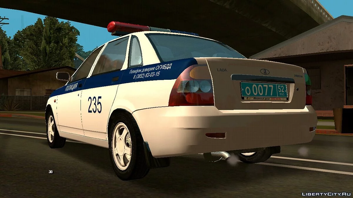 Лада Приора - Полиция / GTA San Andreas (iOS, Android)