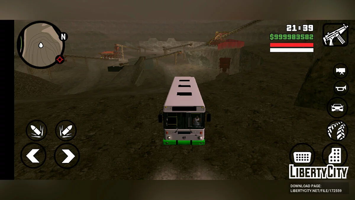 ЛІАЗ 5256 Приміський / GTA San Andreas (iOS, Android)