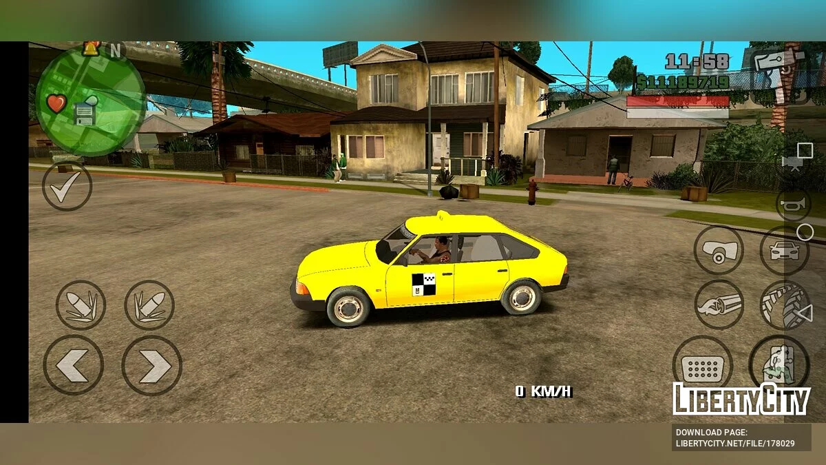 АЗЛК-2141 Таксі / GTA San Andreas (iOS, Android)