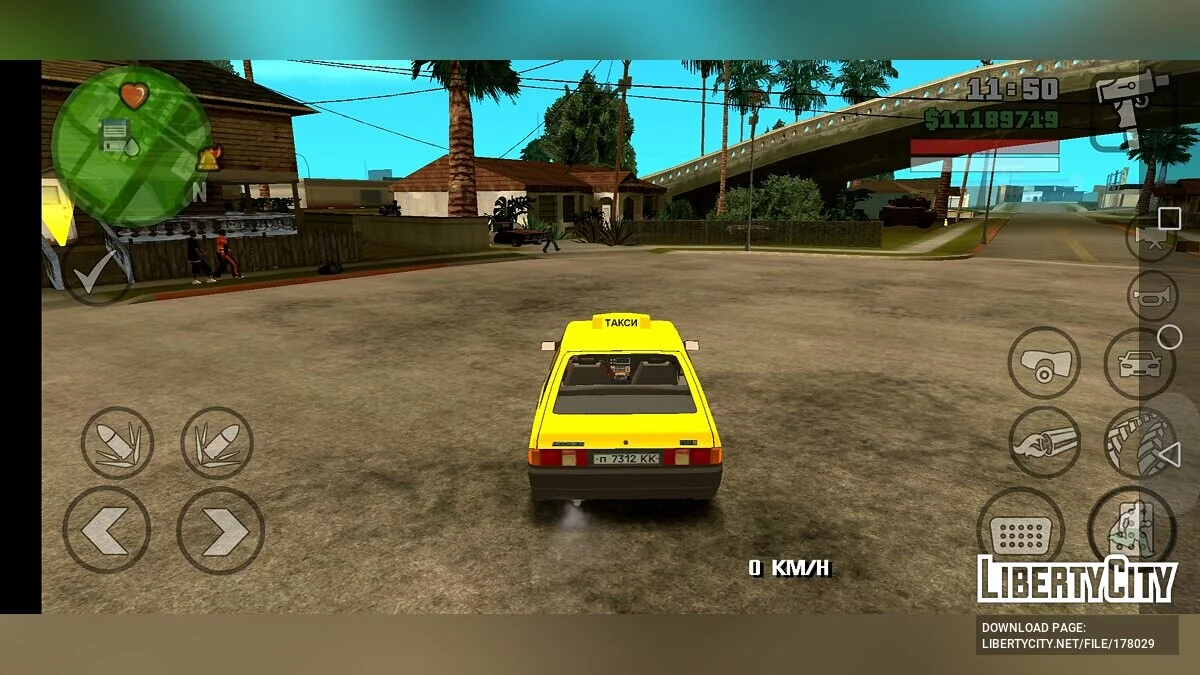 AZLK-2141 Taxi / GTA سان أندرياس (iOS، أندرويد)