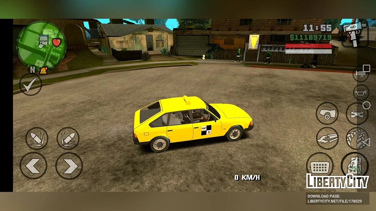 AZLK-2141 Taxi / GTA سان أندرياس (iOS، أندرويد)