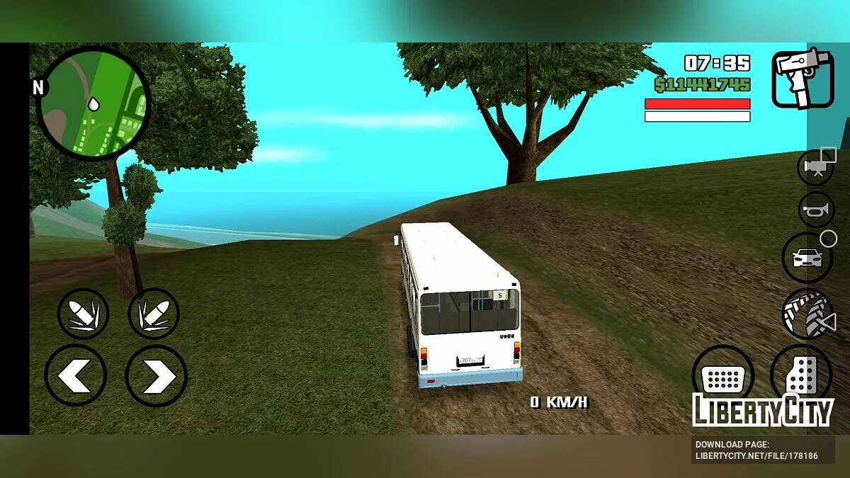 ЛіАЗ 5256 Приміський / GTA San Andreas (iOS, Android)