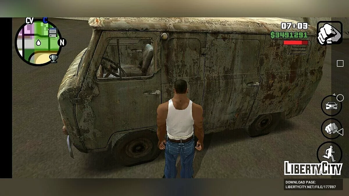 UAZ 452 / GTA San Andreas (iOS, Android)