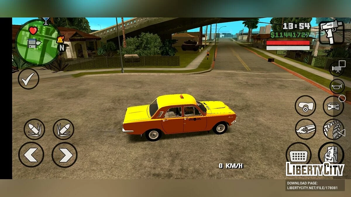 Volga 24-10 Taxi / GTA San Andreas (iOS, Android)