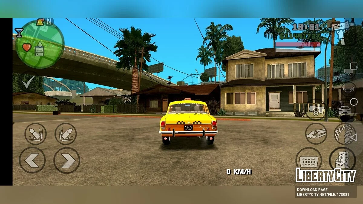 Volga 24-10 Taxi / GTA San Andreas (iOS, Android)