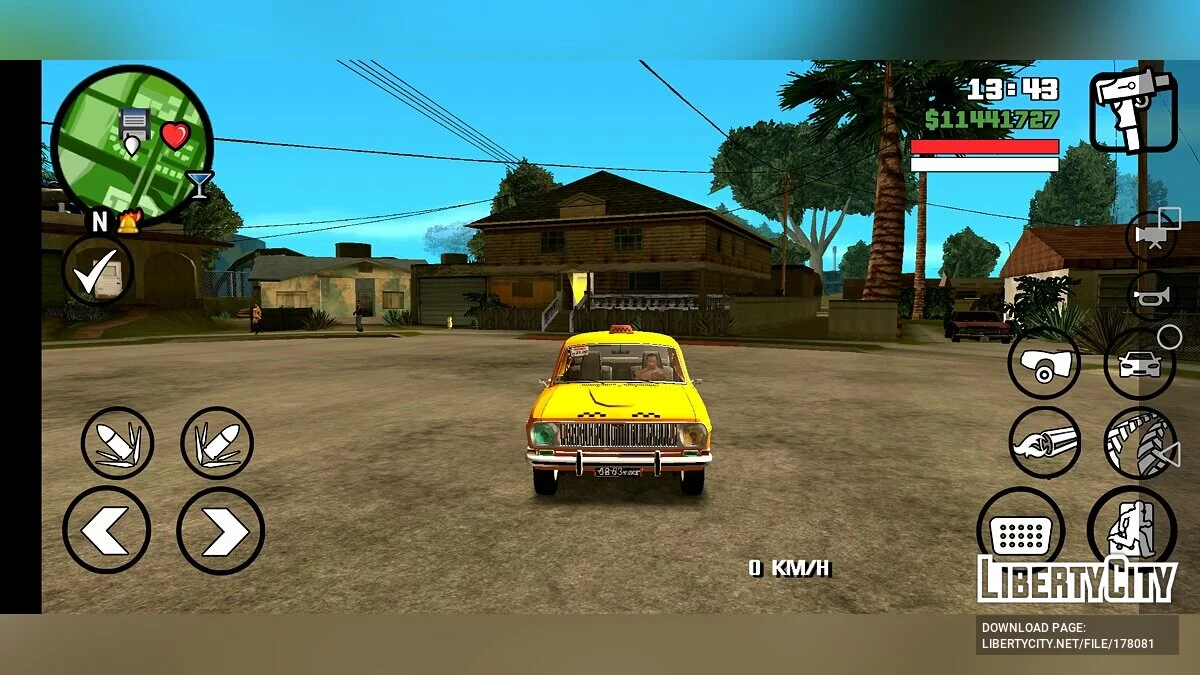 Volga 24-10 Taxi / GTA San Andreas (iOS, Android)
