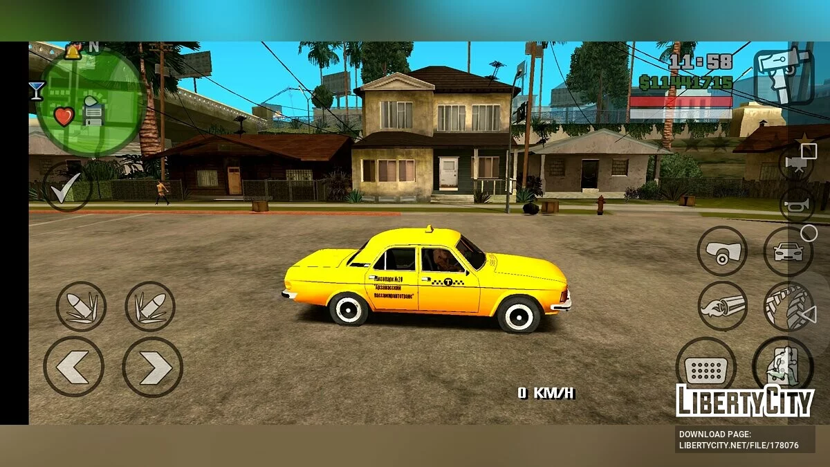 Volga 3102 Taxi / GTA San Andreas (iOS, Android)