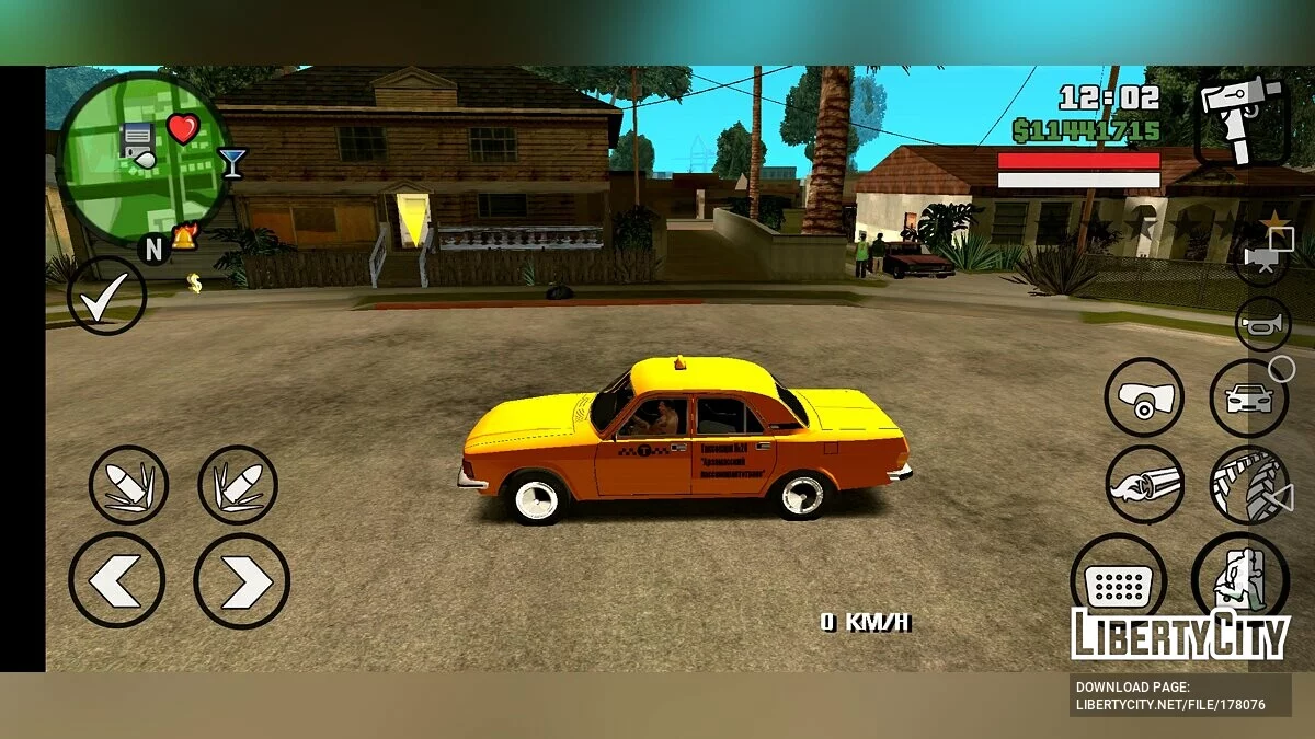Volga 3102 Taxi / GTA San Andreas (iOS, Android)