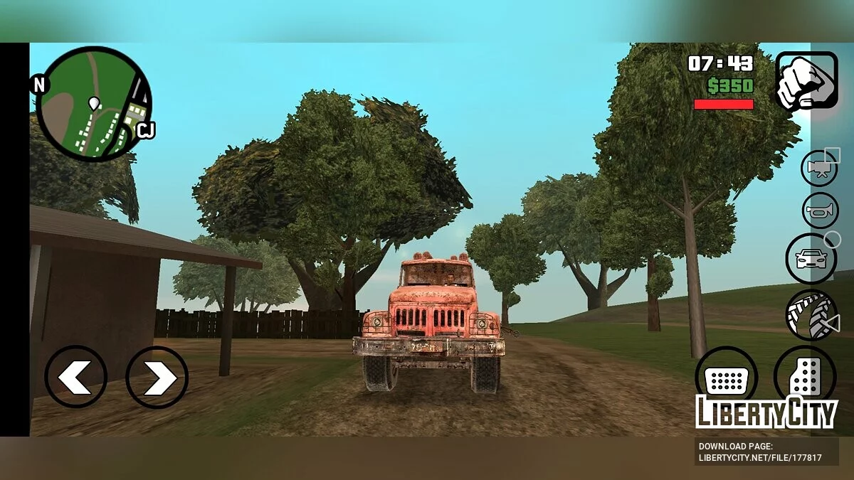 ЗІЛ 131 Пожежний / GTA San Andreas (iOS, Android)