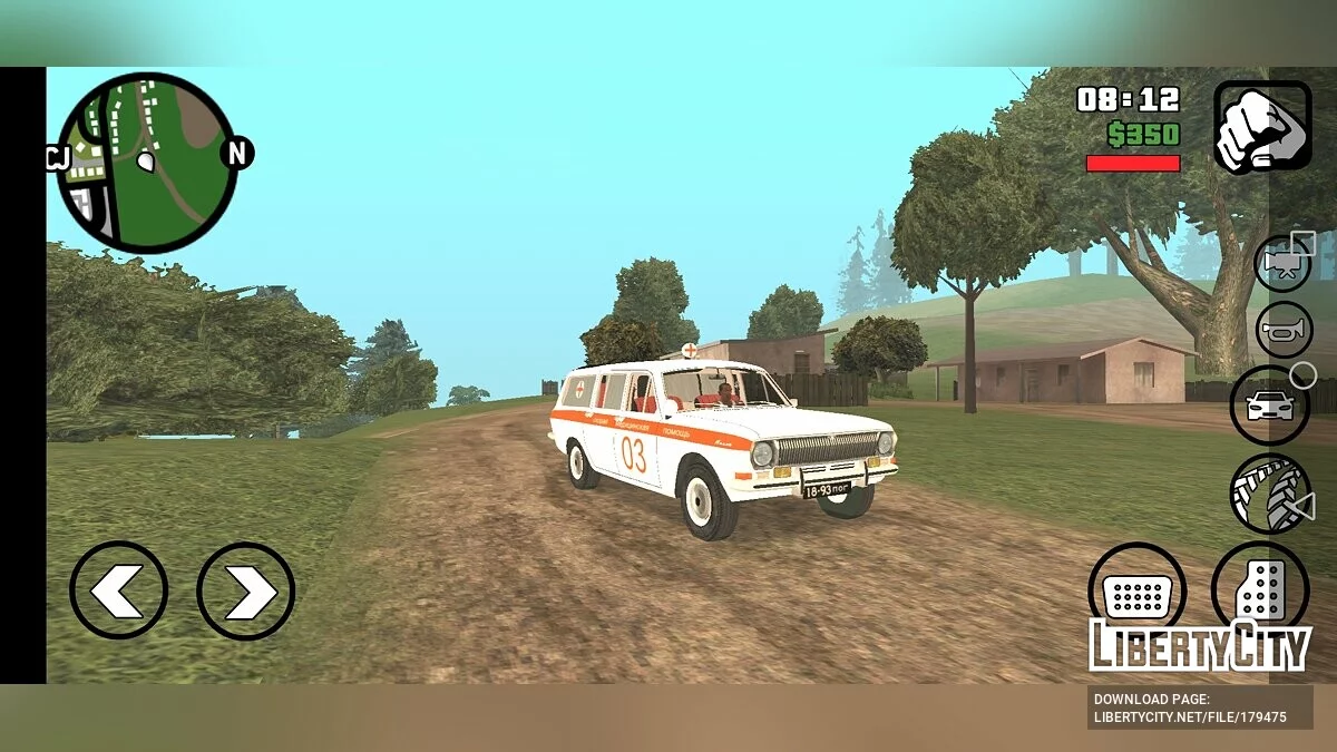 GAZ 2403 Ambulance / GTA San Andreas (iOS, Android)