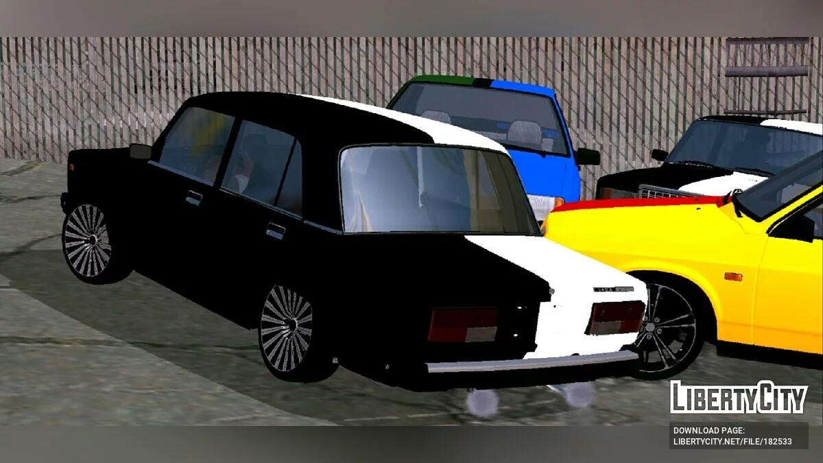 ВАЗ 2107 (solo DFF) / GTA San Andreas (iOS, Android)
