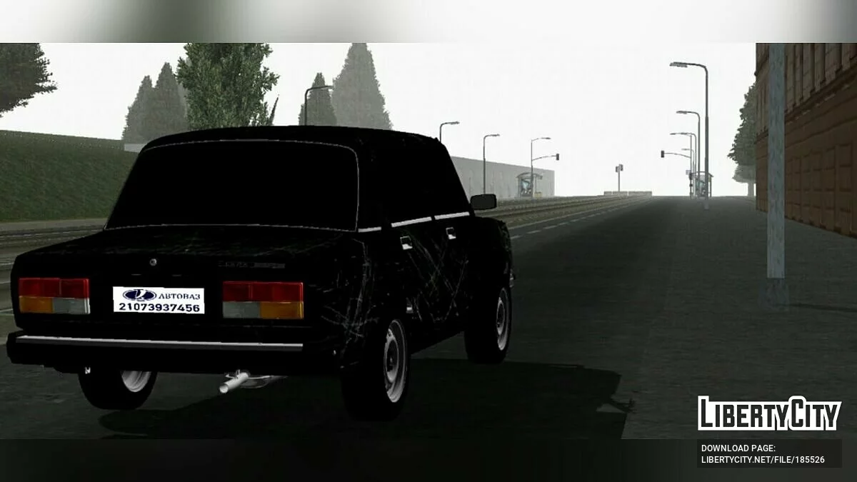 VAZ 2107 En ruinas / GTA San Andreas (iOS, Android)