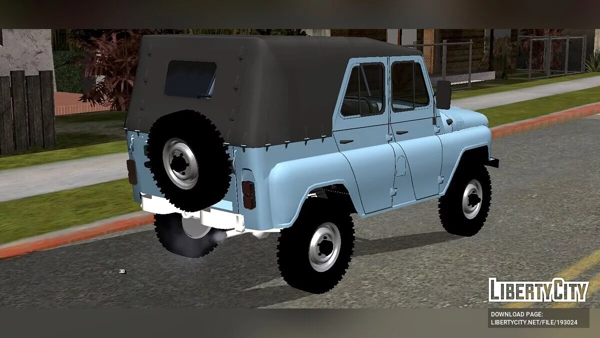 УАЗ из PUBG (только DFF) / GTA San Andreas (iOS, Android)