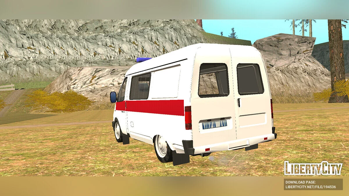 GAZ Sobol "Ambulance" (DFF only) / GTA San Andreas (iOS, Android)