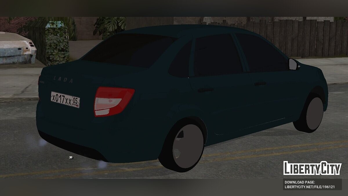 Download Lada Granta (Only DFF) For GTA San Andreas (IOS, Android)