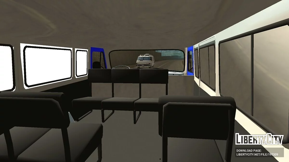 UAZ-452 Police (DFF Only) / GTA San Andreas (iOS, Android)