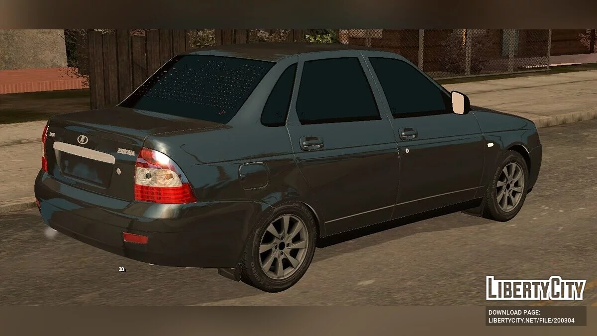 Lada Priora 2170 (golpeada) / GTA San Andreas (iOS, Android)