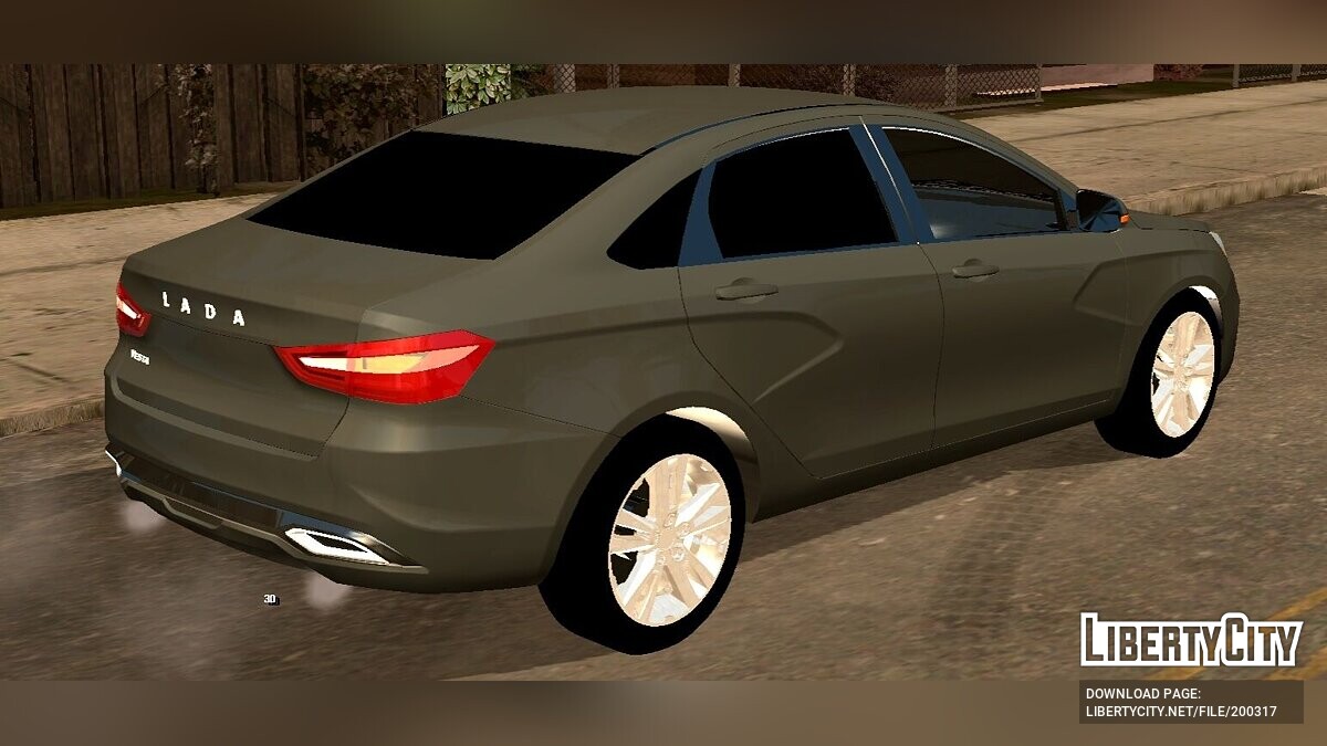 Download Lada Vesta NG (Only DFF) For GTA San Andreas (IOS, Android)