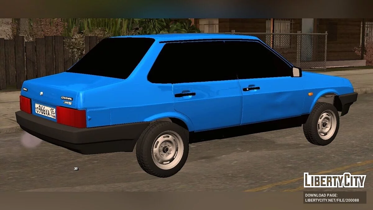 Vaz 21099 (Only DFF) / GTA San Andreas (iOS, Android)