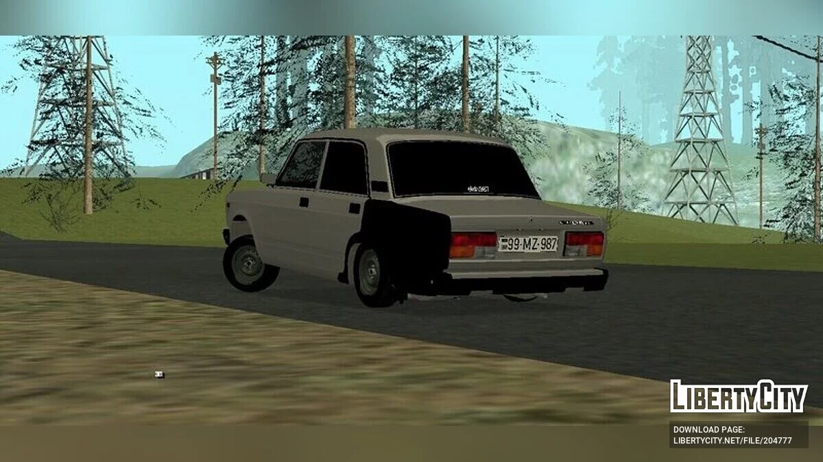 VAZ 2107 / GTA سان أندرياس (iOS، أندرويد)