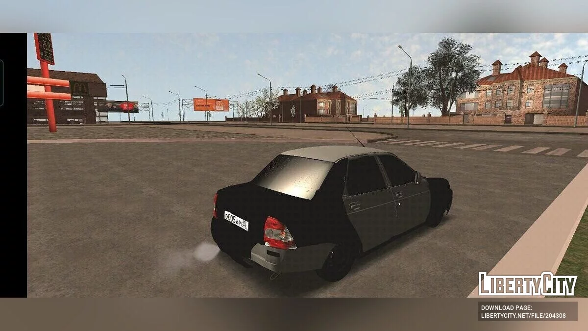 VAZ 2170 Hancur / GTA San Andreas (iOS, Android)