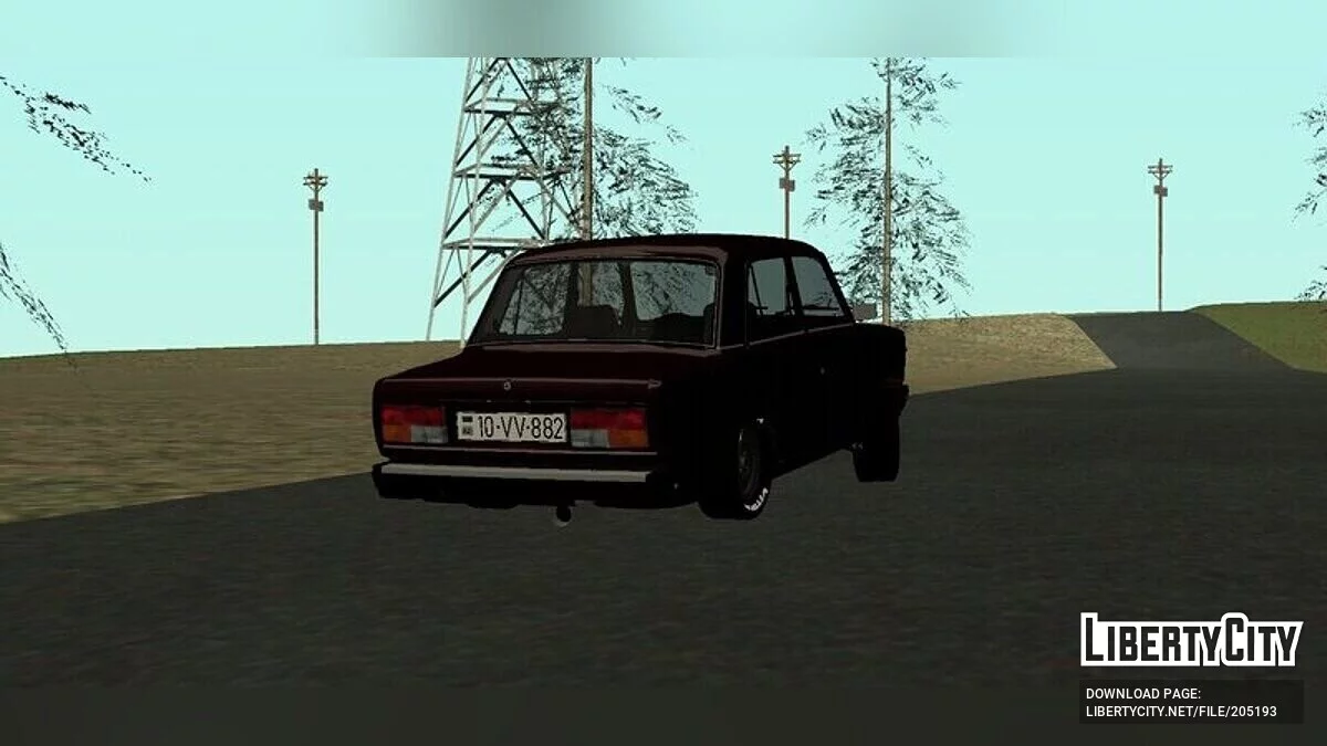VAZ 2107 AzeLow / GTA San Andreas (iOS, Android)