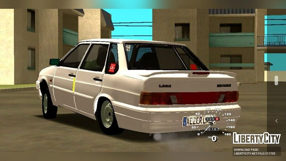 Lada Samara 2115 Stok / GTA San Andreas (iOS, Android)