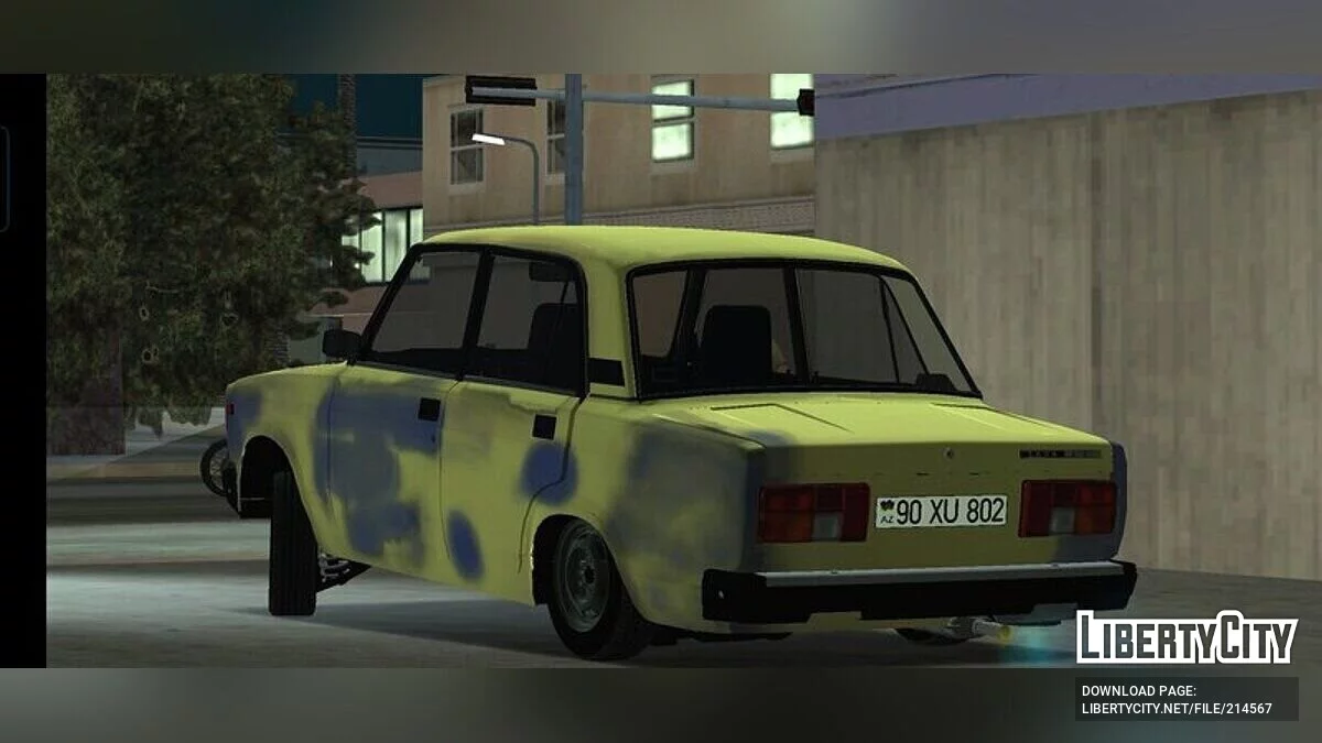 ВАЗ 2105 Avtosh Style Azelow / GTA سان أندرياس (iOS، أندرويد)